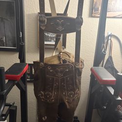  German/Bavarian-style lederhosen, Size 50 — NEVER WORN!