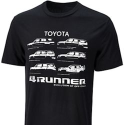 Toyota 4runner ERA Black T-shirt Brand New 