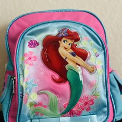Disney The Ariel Mermaid 10 Inches Small School Backpack