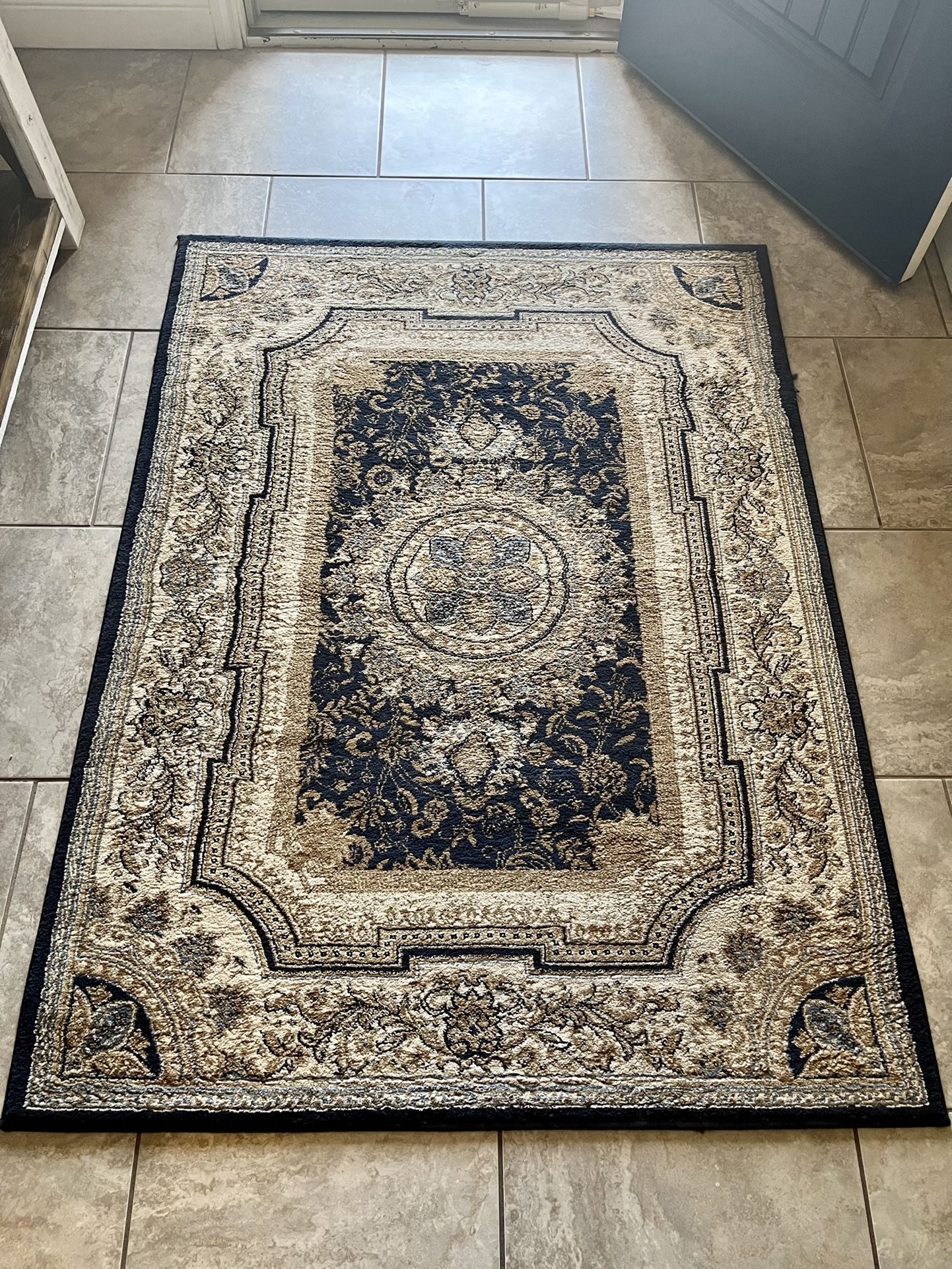 Blue Ivory New Classic Area Rug for Sale in Midland, TX OfferUp