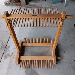 Swedish Wooden Stand Rack For Weaving.