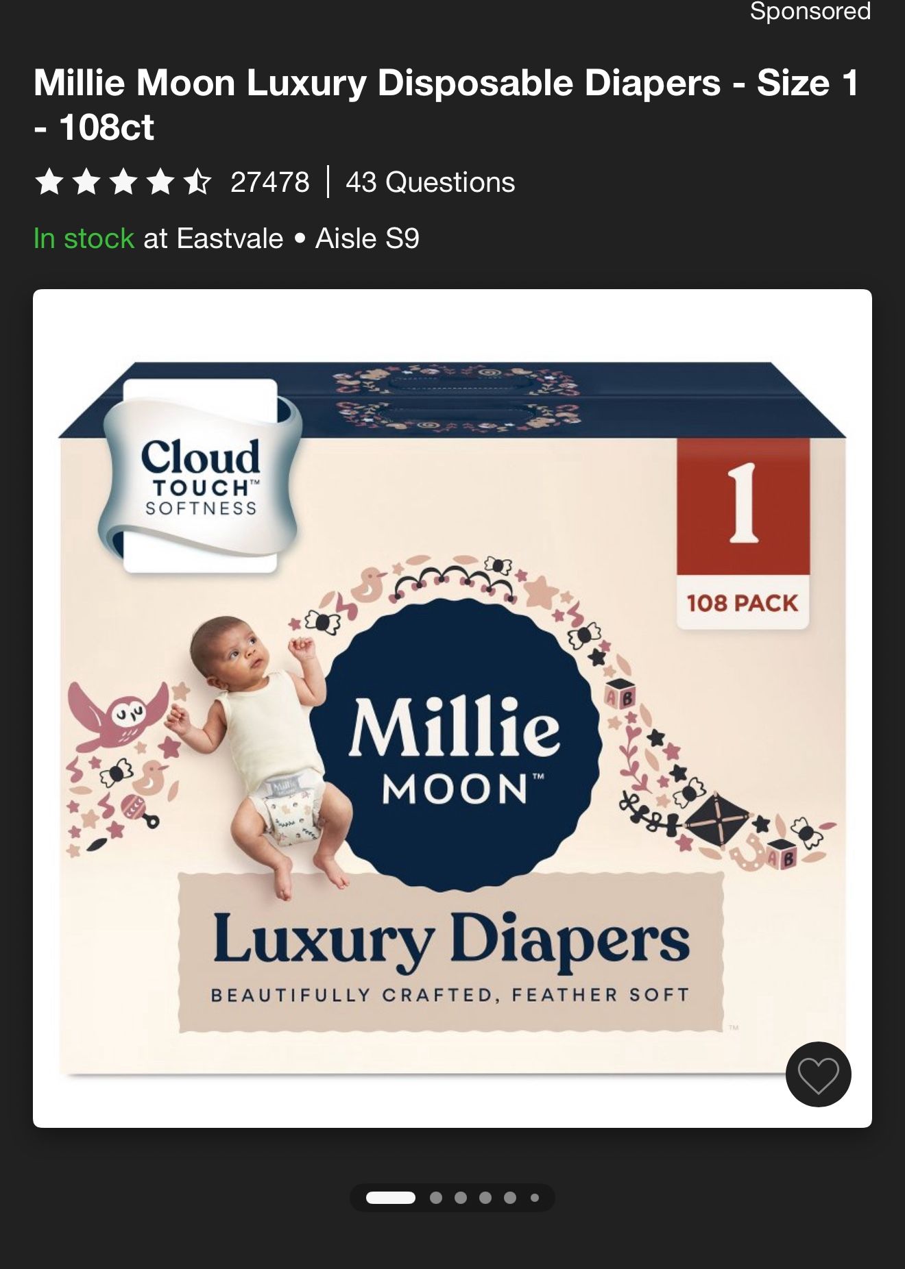 Baby Diapers Millie Moon