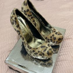Cheetah high heels