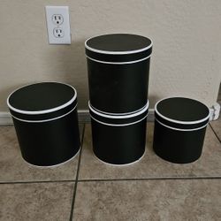 Floral Nesting Hat Boxes