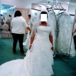 Gorgeous beaded Wedding Gown