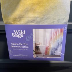 Tie Dye Shower Curtain