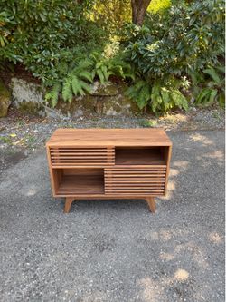 Modway Render Mid-Century Walnut Display Stand / Console