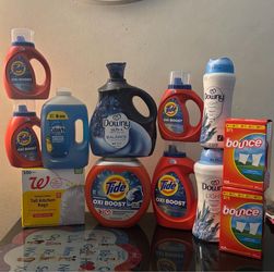 Tide OXI BOOST laundry detergent bundle