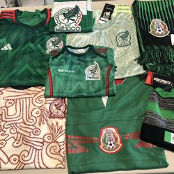 MEXICO🇲🇽 Jerseys- Flags- Sacrfs