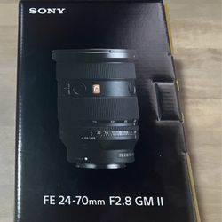Sony G MASTER  FE 24-70mm f/2.8 GM II Zoom Lens - Brand New