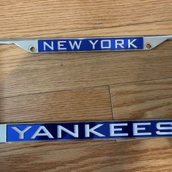 New York Yankees License Plate 