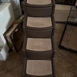 Pet Stairs 4 Step Pet Gear For Dogs Or Cats Up To 150 Lbs