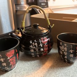 Asian living tea set