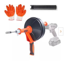 Drain snake clogged $75