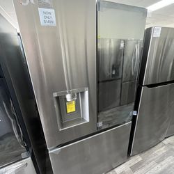 LG 36”W 26 Cu Ft Counter Depth InstaView French Door Refrigerator NOW ONLY $1499