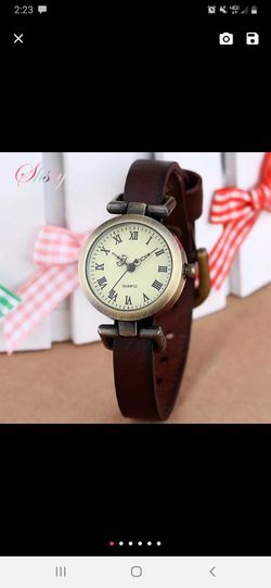 Leather Female Watch