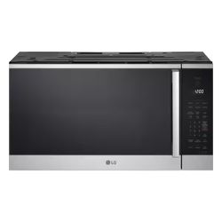 1.8 cu. ft. 30 in. W Smart Over the Range Microwave Oven w/ EasyClean in PrintProof Stainless Steel 1000-Watt New Handle