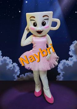 Teacup Girl Mascot Costume halloween