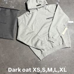 Dark Oat Ess Hoodie 