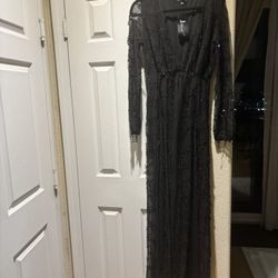 Miss Ord (R) Size L Black Sequin Cocktail Dress 