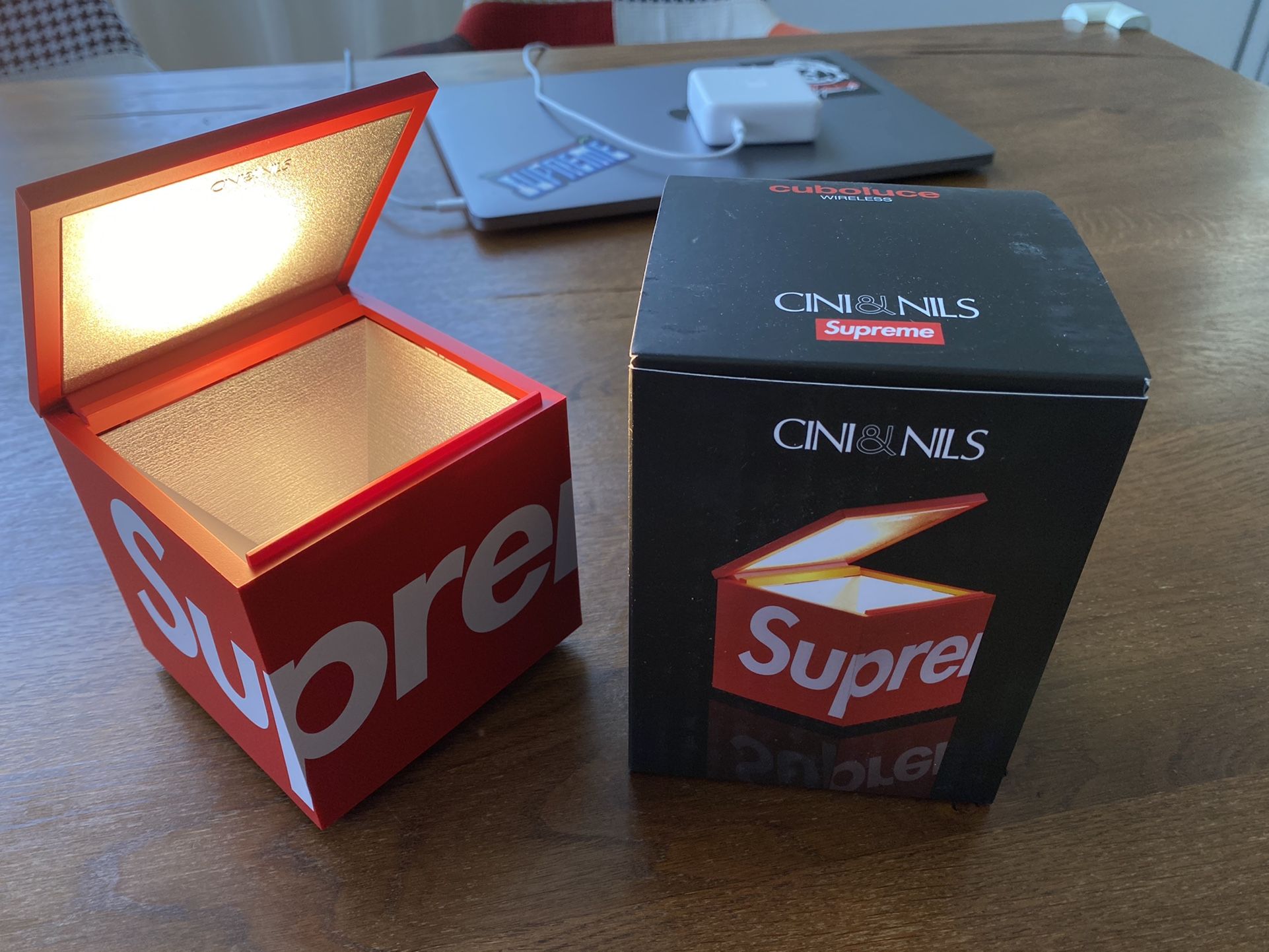 BRAND NEW!! Supreme®/Cini&Nils Cuboluce Table Lamp!