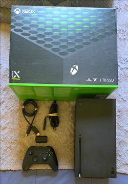 Microsoft Xbox Series X 1TB SSD Black Console w/ Controller, Box