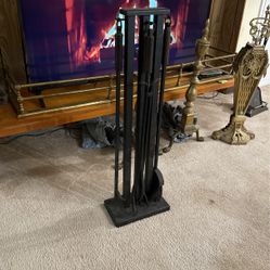 Fireplace Tools And Stand