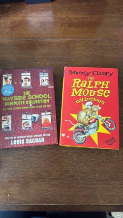 Box set - Beverly Cleary Ralph Mouse collection and Louis Sacher Wayside school collection