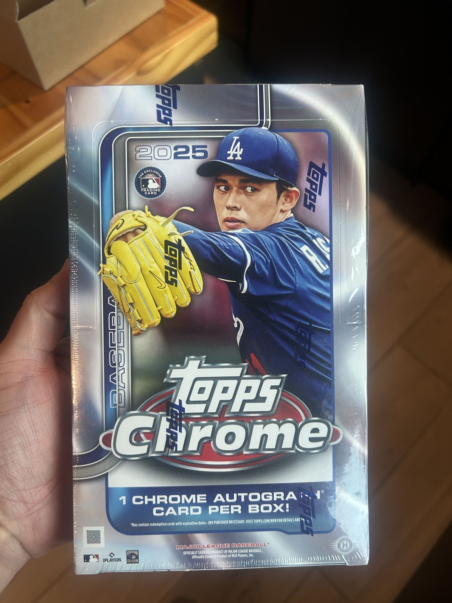HOBBY BOX!! 2025 Topps Chrome Baseball Hobby Box , Factory Sealed