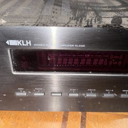KLH Stereo Receiver Amplifier KL-2400