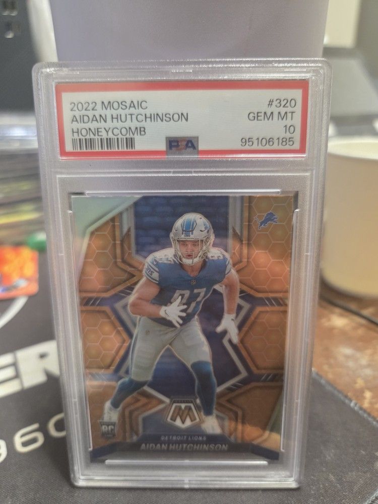 2022 Mosaic Rookie Honeycomb Aidan Hutchinson PSA 10