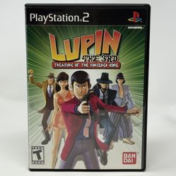 Lupin the 3rd Treasure of the Sorcerer King (No Scratches) PS2 PlayStation 2