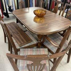 Dining Room Table 8 Chairs 