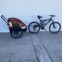 Bike And Child Bike Cart