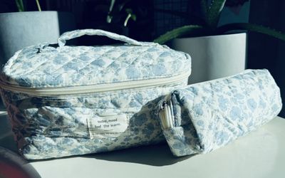 NewFloral Quilted Bag Matching Set Of 2