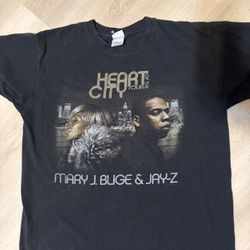 07 Jay Z & Mary J Blige Tour T Shirt 
