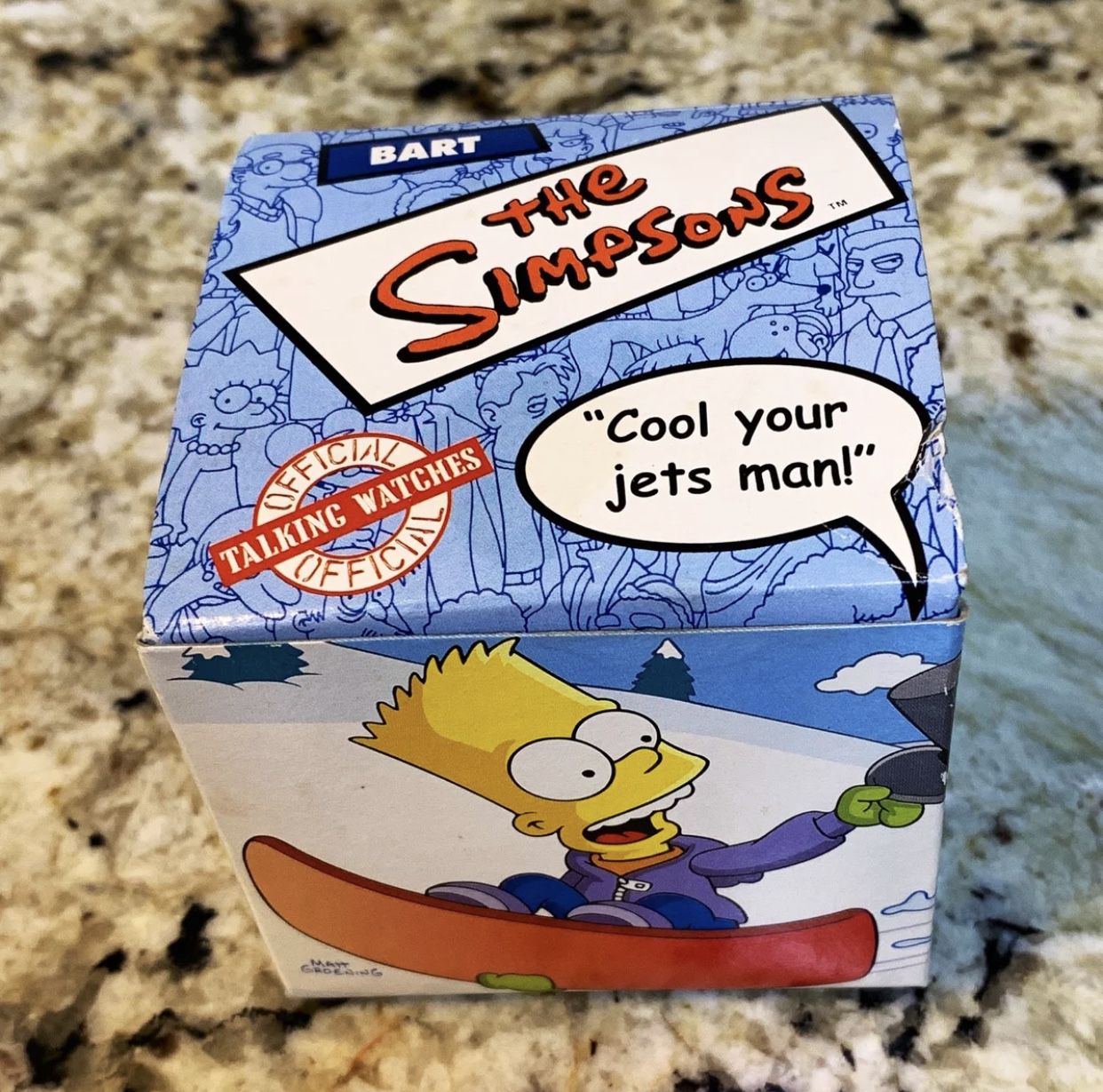 The Simpsons Bart Simpsons Official Talking Watch Collectible From Burger King 2002
