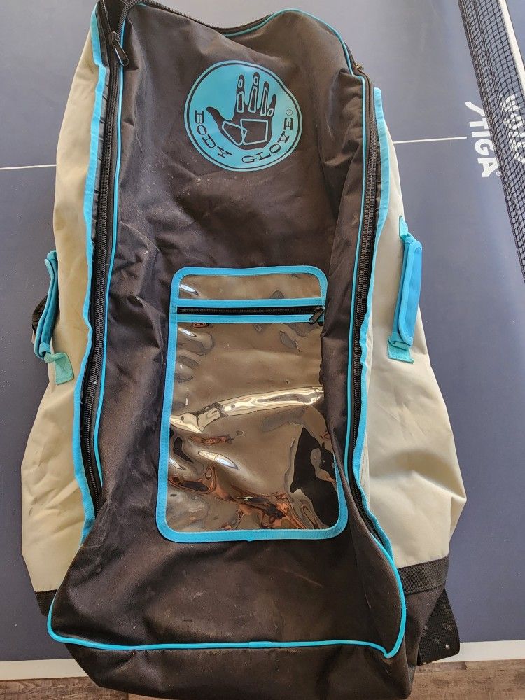 Bodyglove 2 Way Pump, Aluminum Paddle And Large Padded Travel Backpack