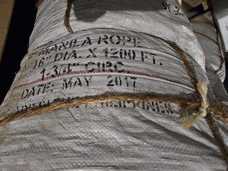 Manila Rope 1200 Feet 1 3/4 Circ