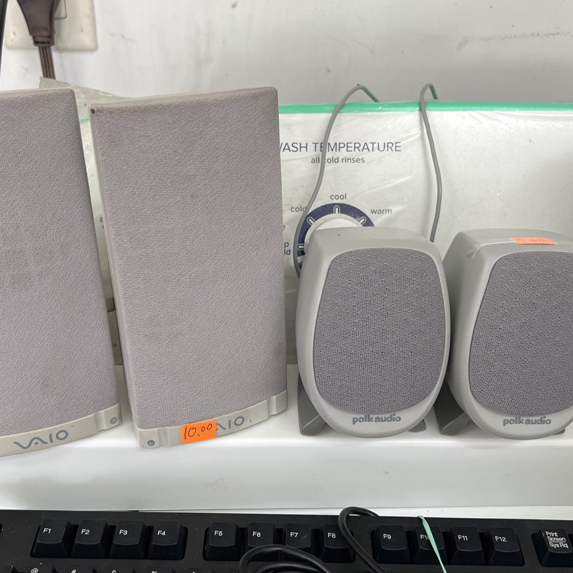 Pairs Of Sony or Polk Audio Speakers 