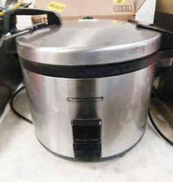 Commercial heavy duty electric rice cooker and warmer