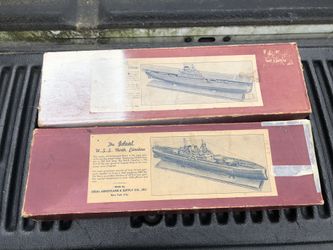 Vintage Ideal and Aeroplane Motorcompany Naval Ships