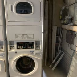Washer Stock Combo Commercial Speed Queen Gas Dryer Good Condition 90 Days Warranty Lavadora Combo Comercial Speed Queen Gas Buenas Condiciones 90 Dia