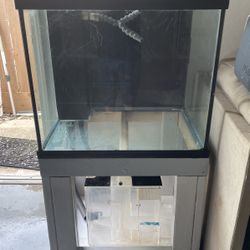 60 Gallons Cube Tank With Stand & Sump 