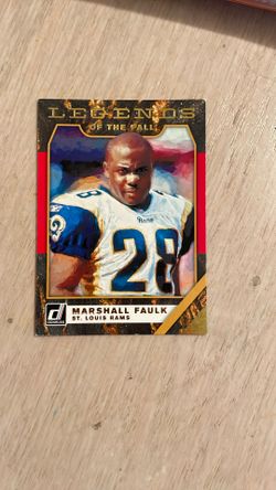 Legends Of The Fall Marshall Faulk St. Louis Rams Cards