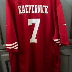 Forty-niners 49ers Kaepernick Men’s XXL Jersey  