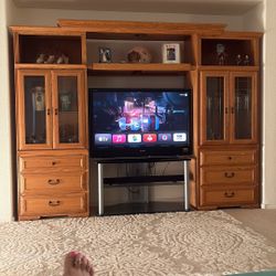 Oak Entertainment Center