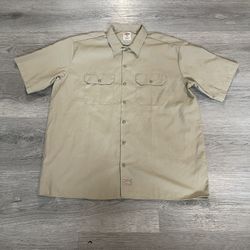 Dickies Khaki Men’s Work Shirt