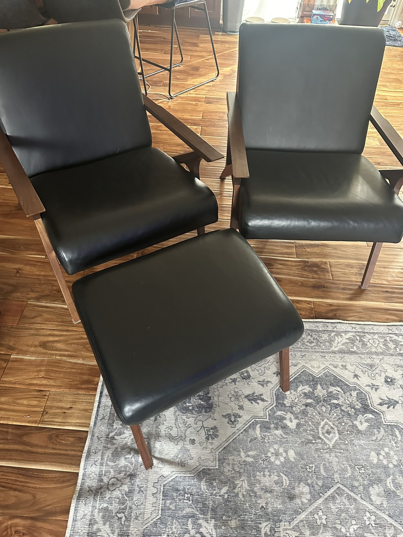 Article Otio Chairs And Ottoman