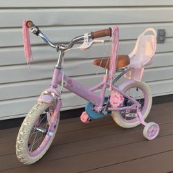 JOYSTAR Little Daisy Kids Bike for Girls Ages 2-5 Years, 14 Inch Girls Bikes with Doll Bike Seat & Streamers, color: LittleDaisy-Pink And KAMUGO Kids 